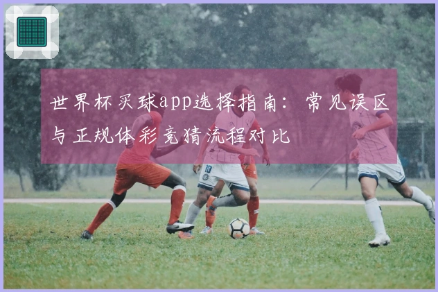 世界杯买球app选择指南：常见误区与正规体彩竞猜流程对比
